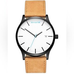 NWT! Men’s MVMT Watch with Tan Leather Strap ✨👀